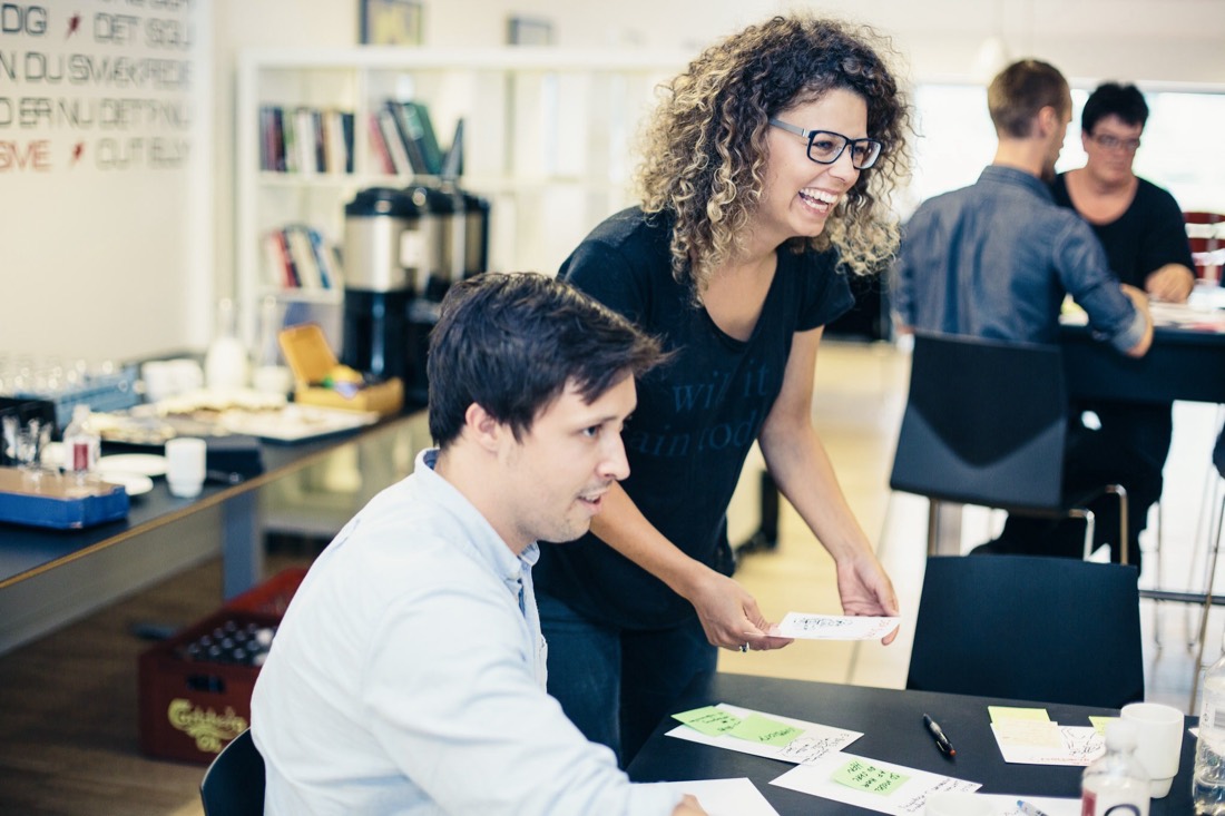 Mille Obel faciliterer en workshop — Aabenraa Kommune